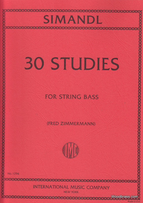 IMC SIMANDL F - 30 STUDIES FOR DEVELOPMENT OF TONE - CONTREBASSE