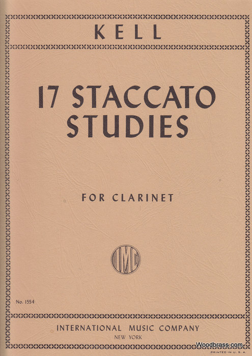 IMC Kell R. - 17 Staccato Studies - Clarinette