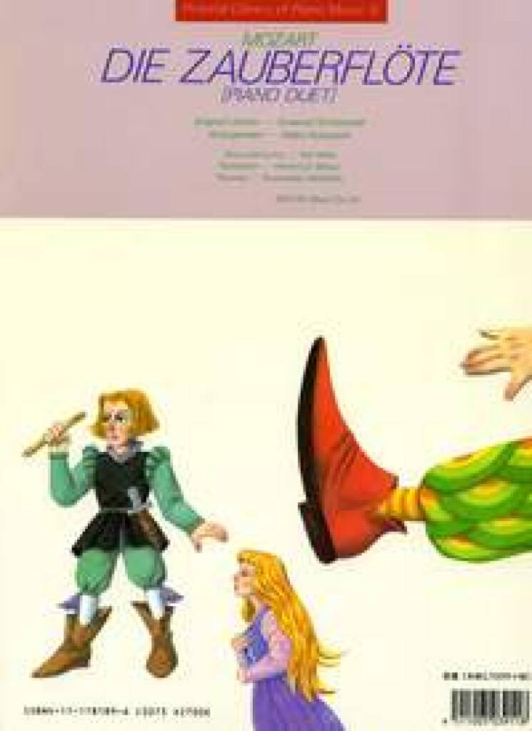 ZEN-ON Mozart W.A. - La Flute Enchantee - Piano 4 Mains