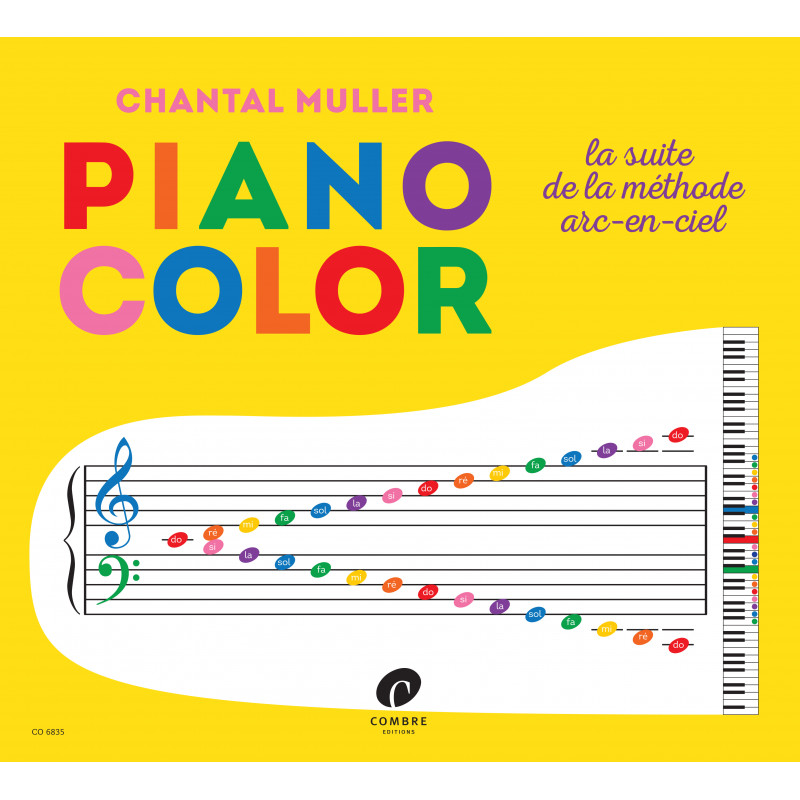 COMBRE MULLER - PIANO COLOR LA SUITE DE LA MÉTHODE ARC-EN-CIEL