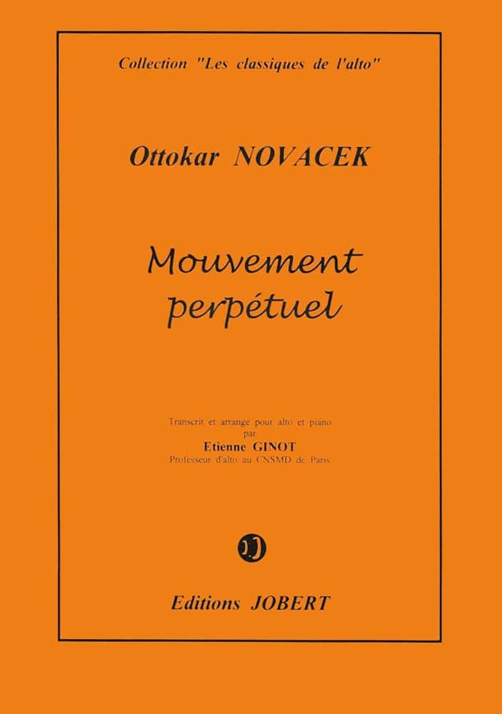 JOBERT NOVACEK OTTOKAR - MOUVEMENT PERPETUEL - ALTO, PIANO