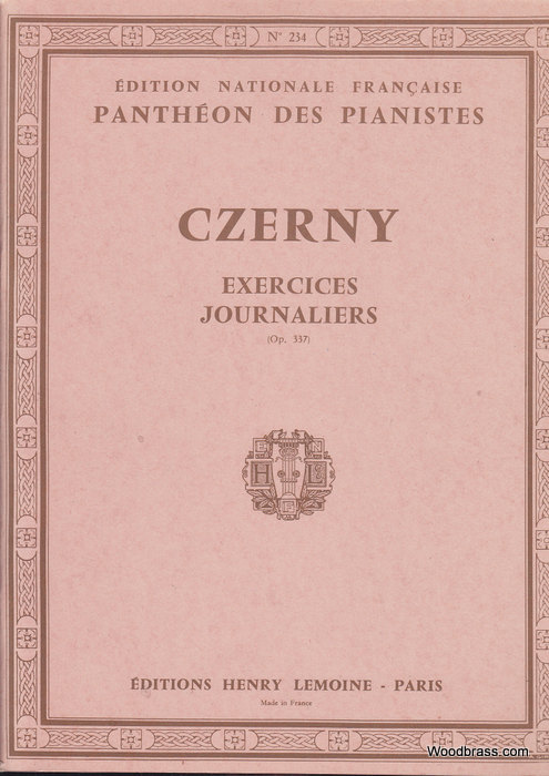 LEMOINE Czerny - Exerc. Journaliers (40) Op.337 - Piano