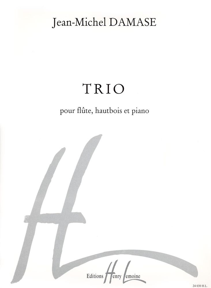 LEMOINE DAMASE JEAN-MICHEL - TRIO - FLUTE, HAUTBOIS, PIANO