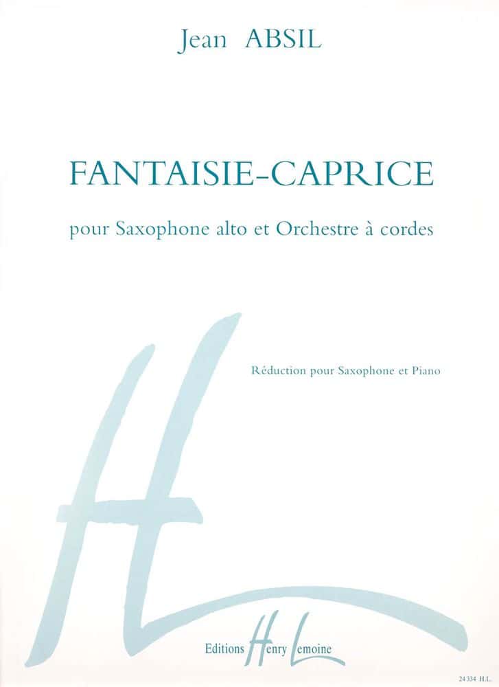 LEMOINE ABSIL - FANTAISIE CAPRICE - SAXOPHONE ALTO ET PIANO