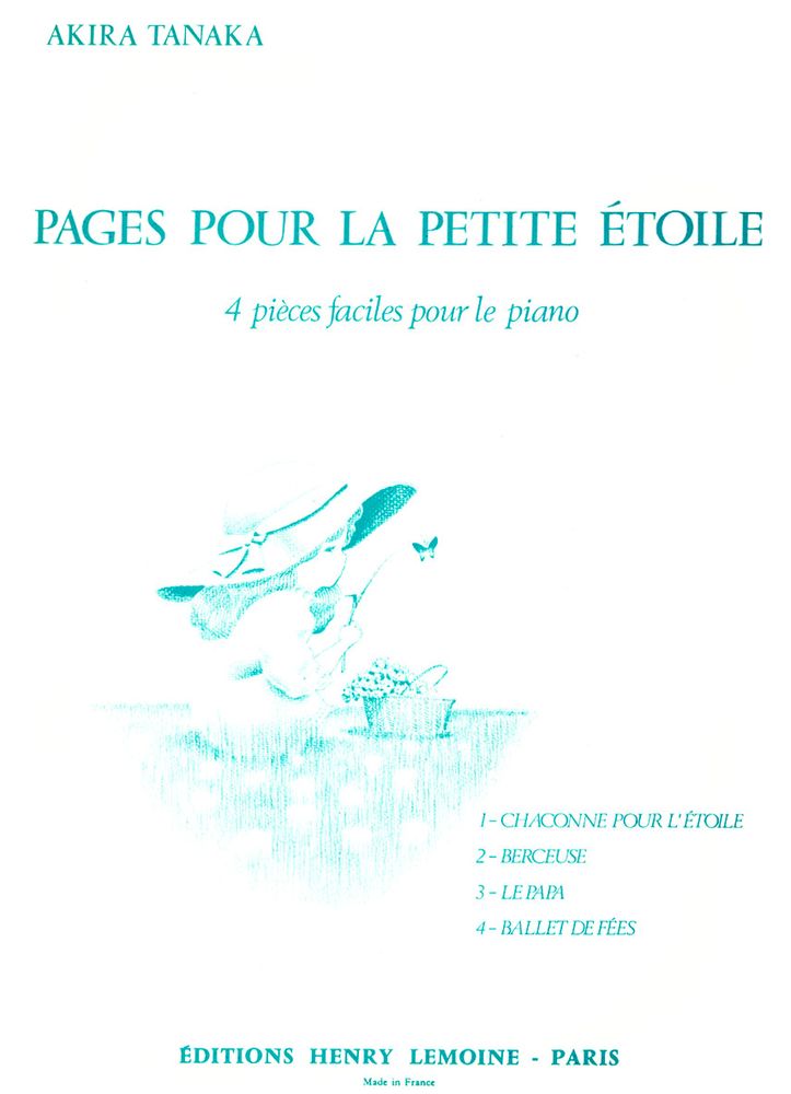 LEMOINE Tanaka Akira - Pages Pour La Petite Etoile - Piano