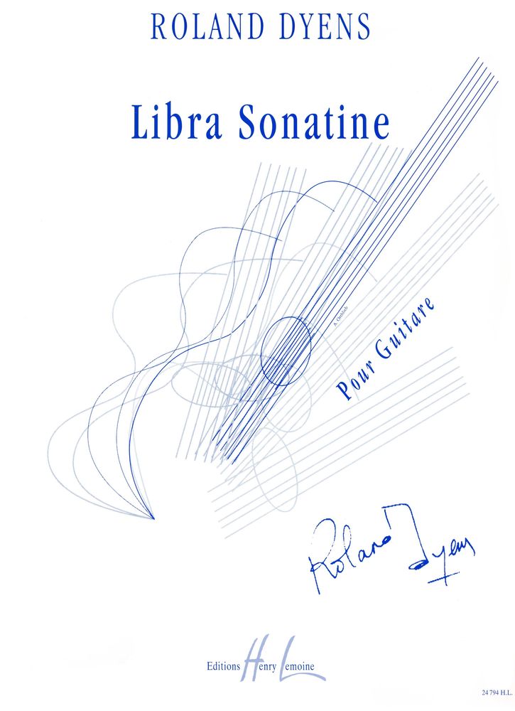 LEMOINE DYENS ROLAND - LIBRA SONATINE - GUITARE