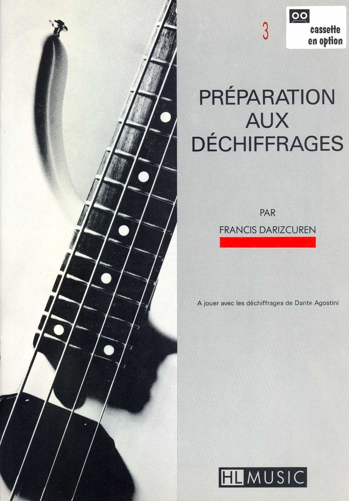 LEMOINE DARIZCUREN FRANCIS - PREPARATION AU DECHIFFRAGE VOL.3 ET 4 + CD - GUITARE BASSE 