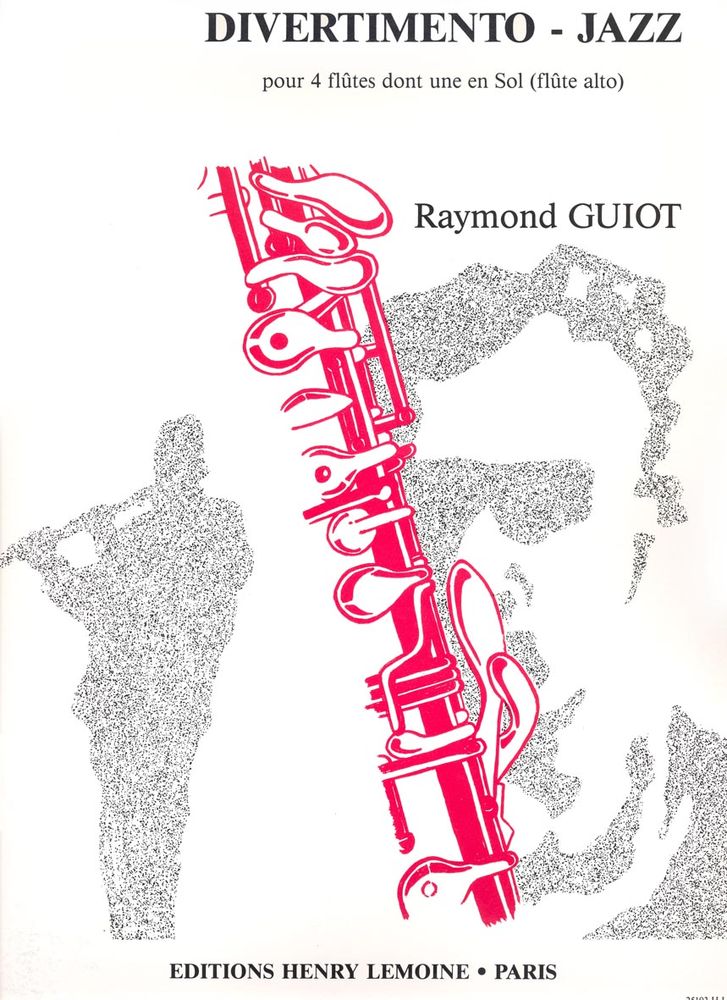 LEMOINE GUIOT RAYMOND - DIVERTIMENTO-JAZZ - 4 FLUTES DONT UNE EN SOL