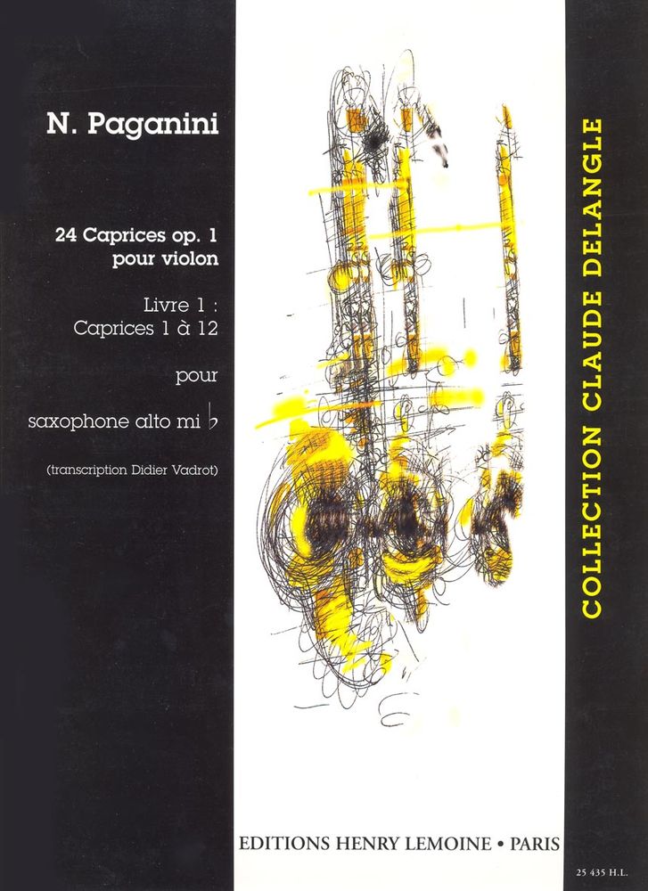 LEMOINE Paganini N. - Caprices (24) Vol.1 - Saxophone Solo