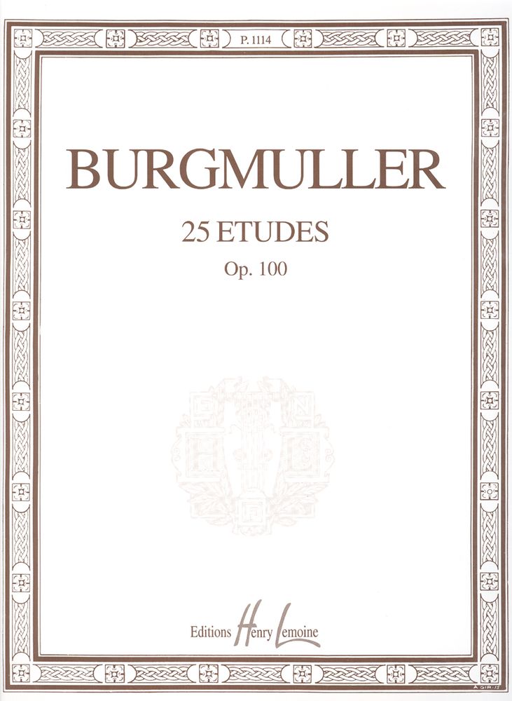 LEMOINE Burgmuller Friedrich - Etudes Op.100 (25) - Piano