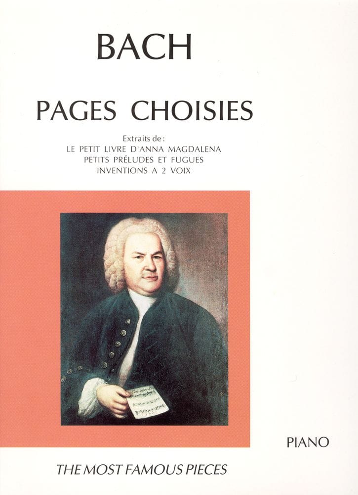 H. CUBE BACH J.S. - PAGES CHOISIES - PIANO
