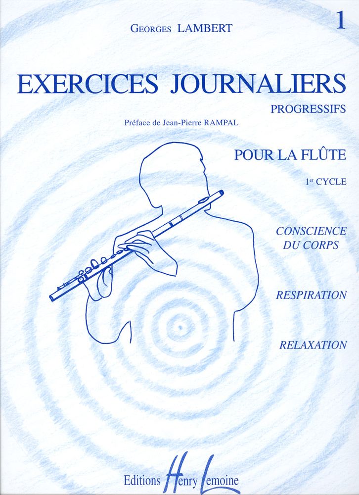 LEMOINE Lambert Georges - Exercices Journaliers Vol.1 - Flute