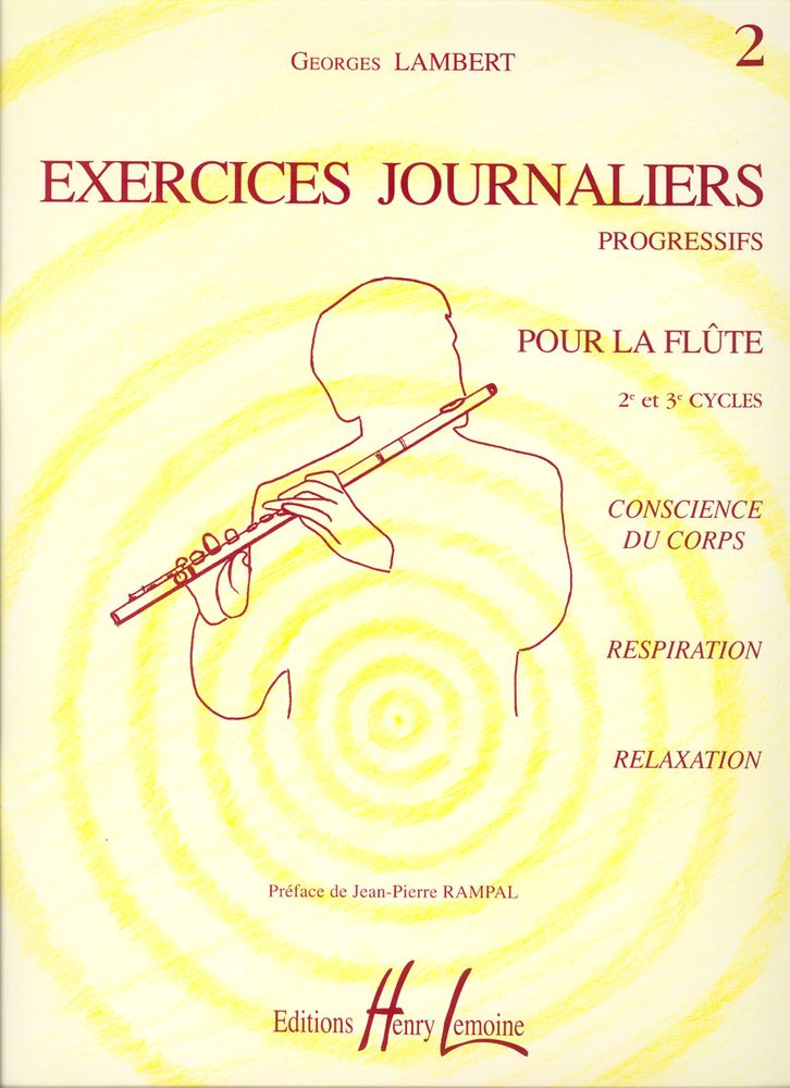 LEMOINE LAMBERT GEORGES - EXERCICES JOURNALIERS VOL.2 - FLUTE
