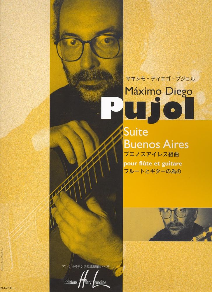 LEMOINE PUJOL MAXIMO DIEGO - SUITE BUENOS AIRES - FLUTE, GUITARE