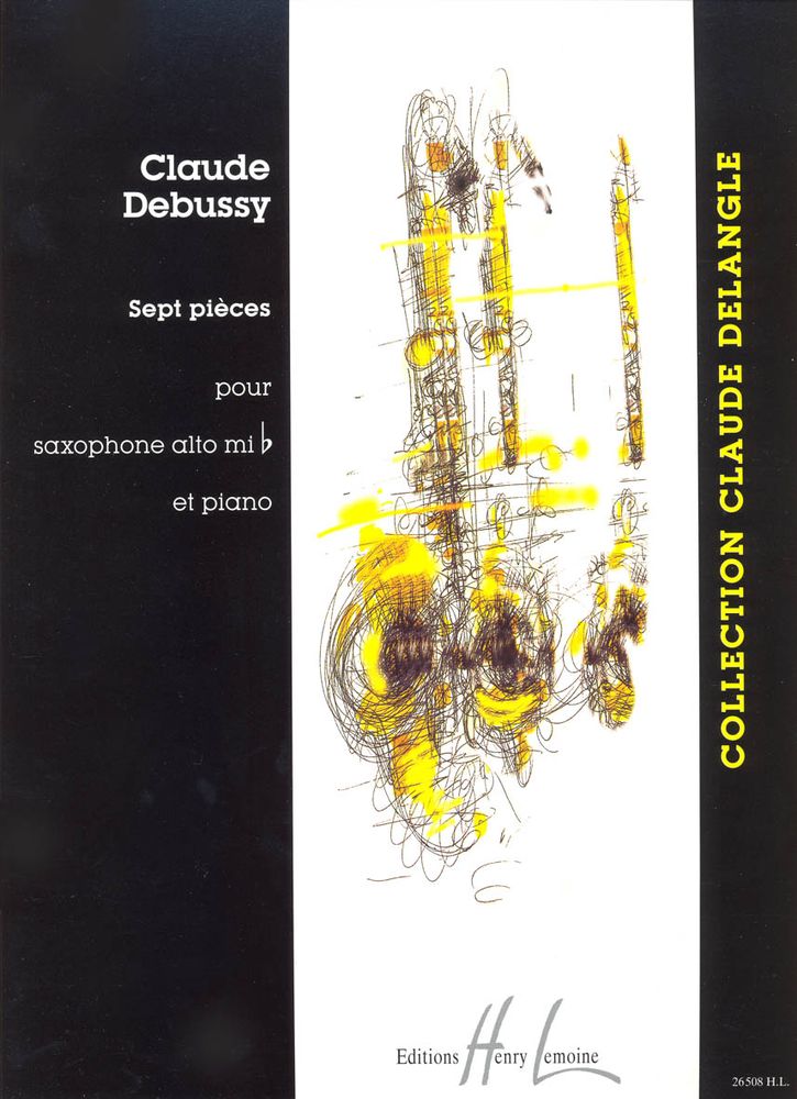 LEMOINE DEBUSSY CLAUDE - PIECES (7) - SAXOPHONE, PIANO