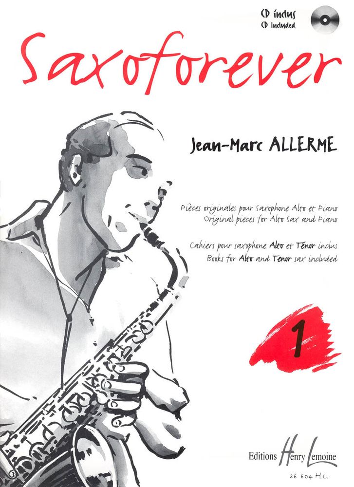 LEMOINE Allerme JEAN-marc - Saxoforever Vol.1 + CD