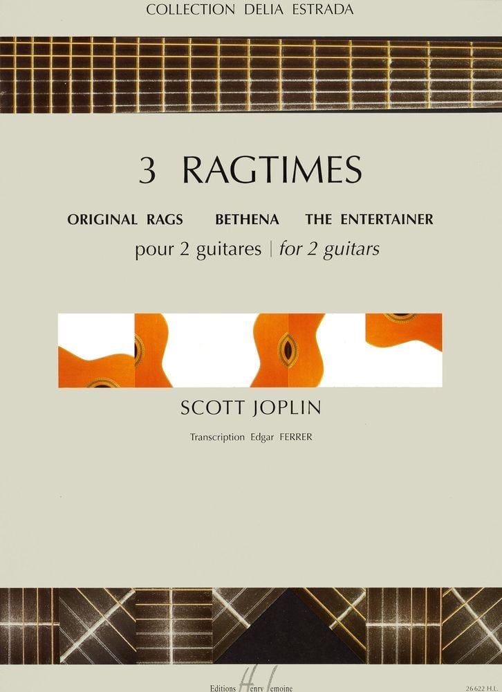 LEMOINE JOPLIN SCOTT - RAGTIMES (3) - 2 GUITARES