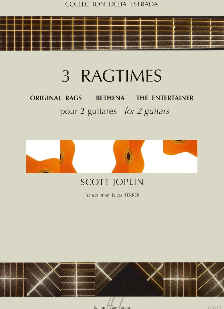 LEMOINE Joplin Scott - Ragtimes (3) - 2 Guitares
