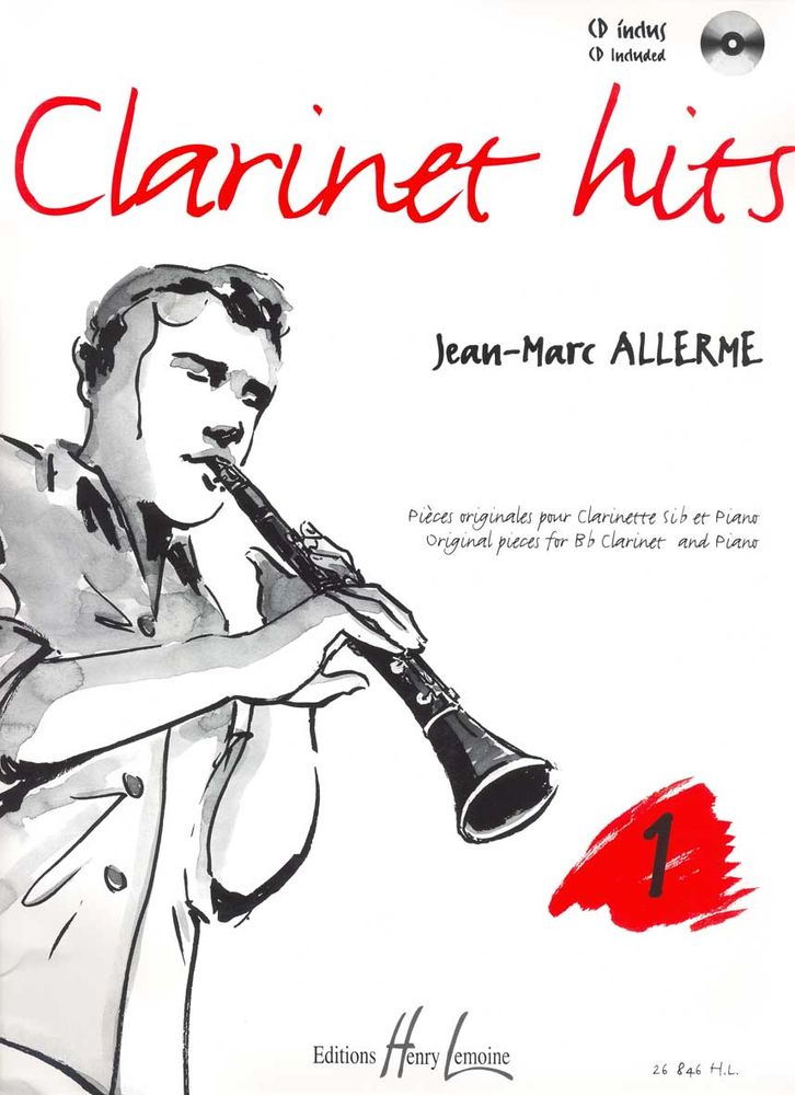 LEMOINE Allerme JEAN-marc - Clarinet Hits Vol.1 + CD