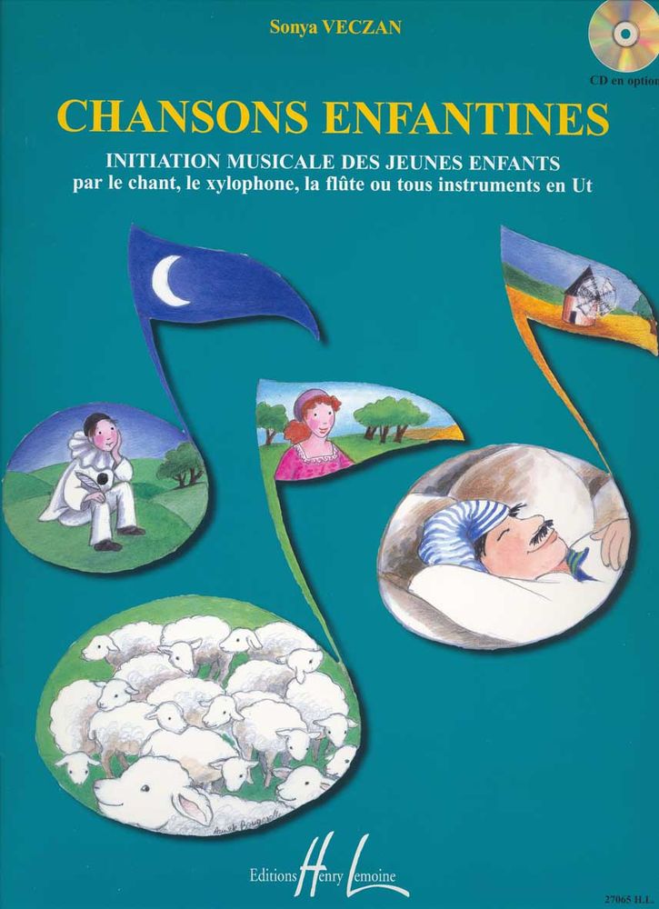LEMOINE VECZAN SONYA - CHANSONS ENFANTINES VOL.1