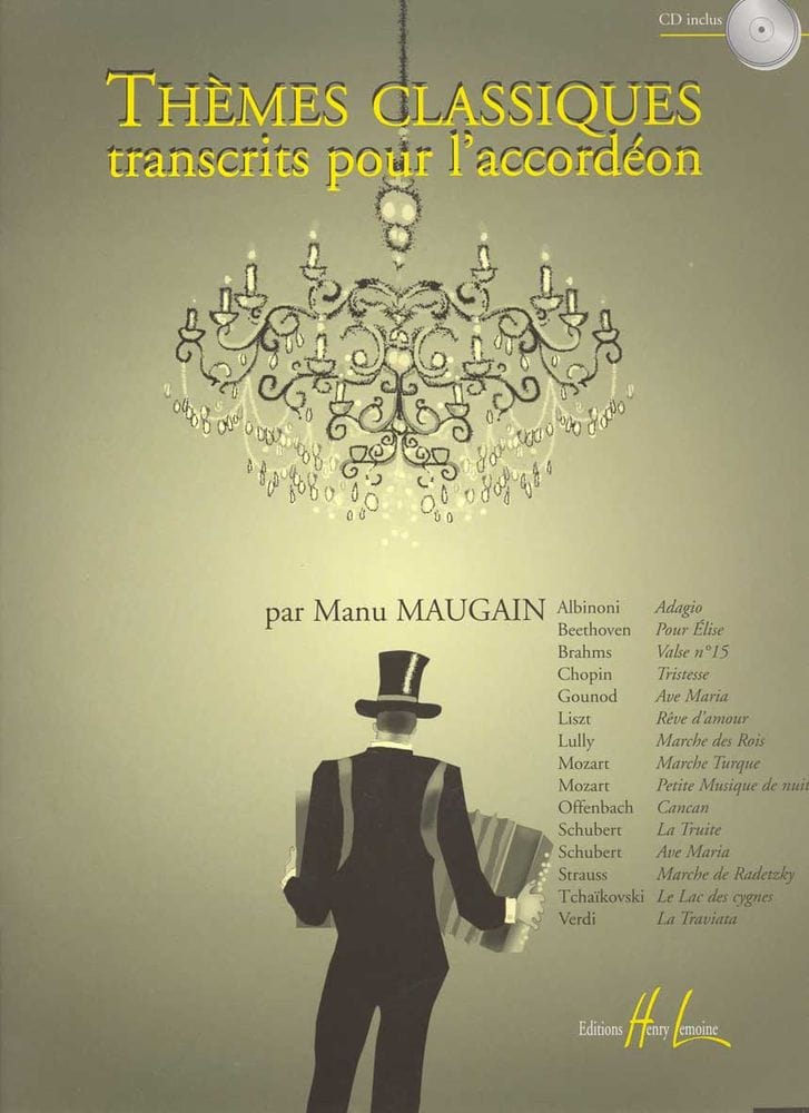 LEMOINE MAUGAIN - THEMES CLASSIQUES VOL.1 + CD - ACCORDEON