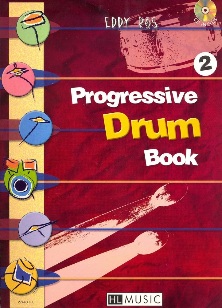 LEMOINE ROS - PROGRESSIVE DRUM BOOK 2 - BATTERIE