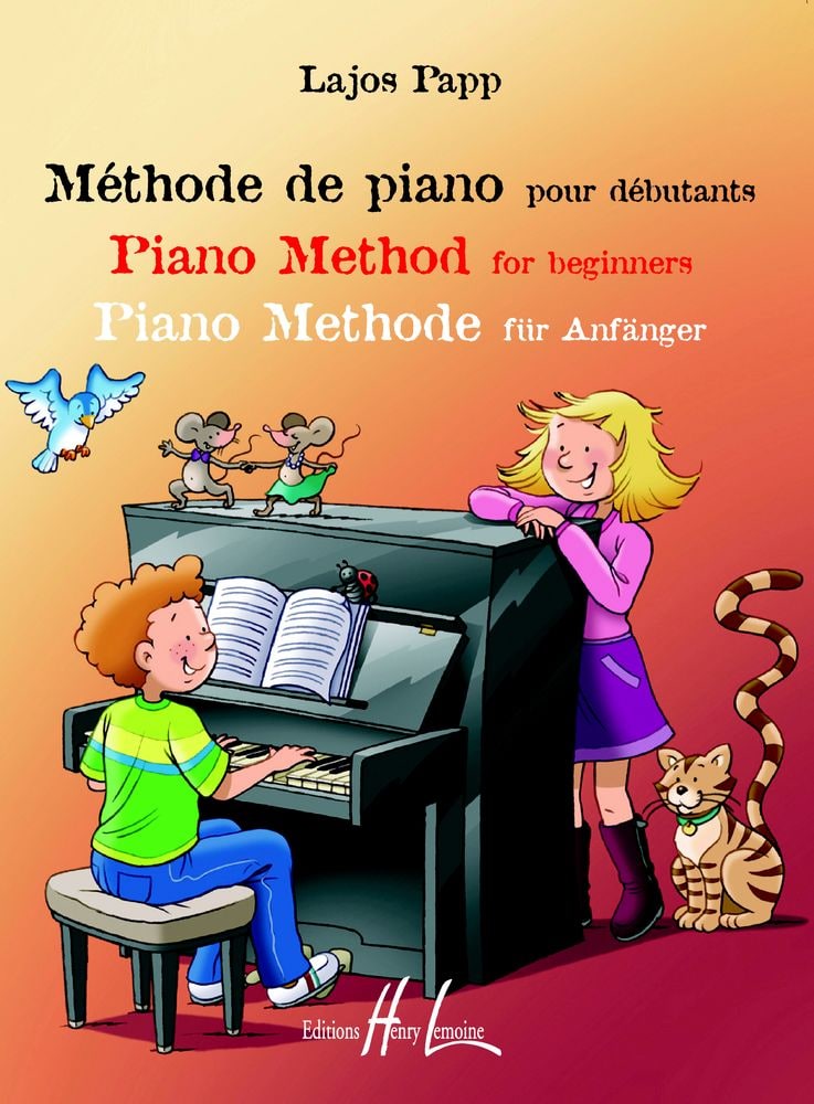 LEMOINE PAPP LAJOS - METHODE DE PIANO POUR DEBUTANTS