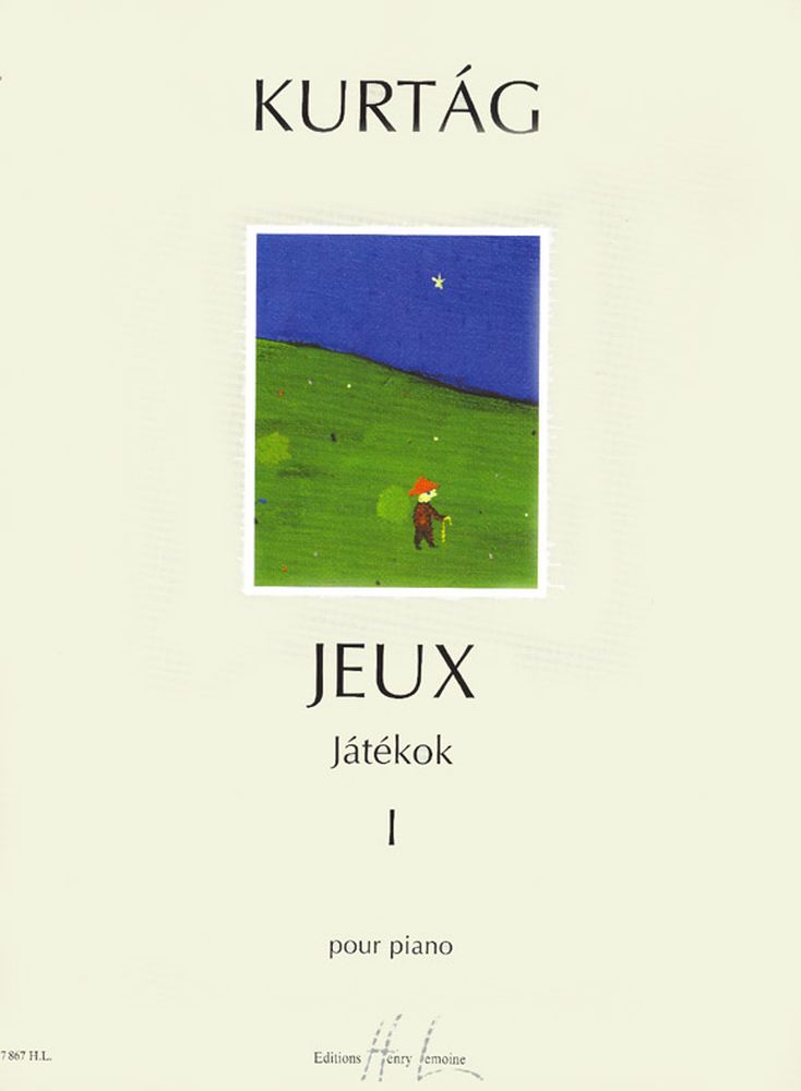 LEMOINE KURTAG GYORGY - JEUX (JATEKOK) VOL.1 - PIANO