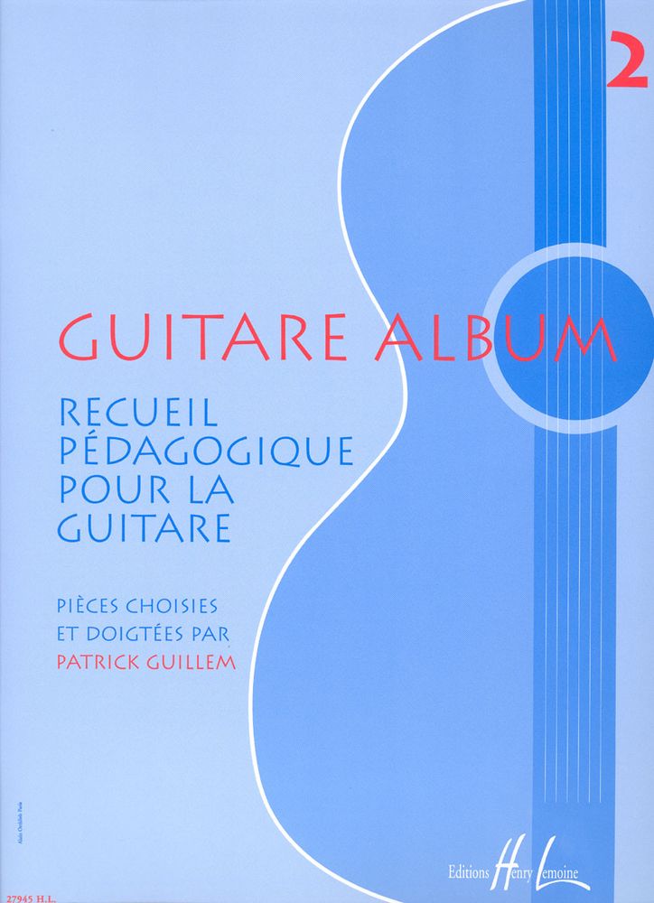 LEMOINE GUILLEM PATRICK - GUITARE ALBUM 2 - GUITARE