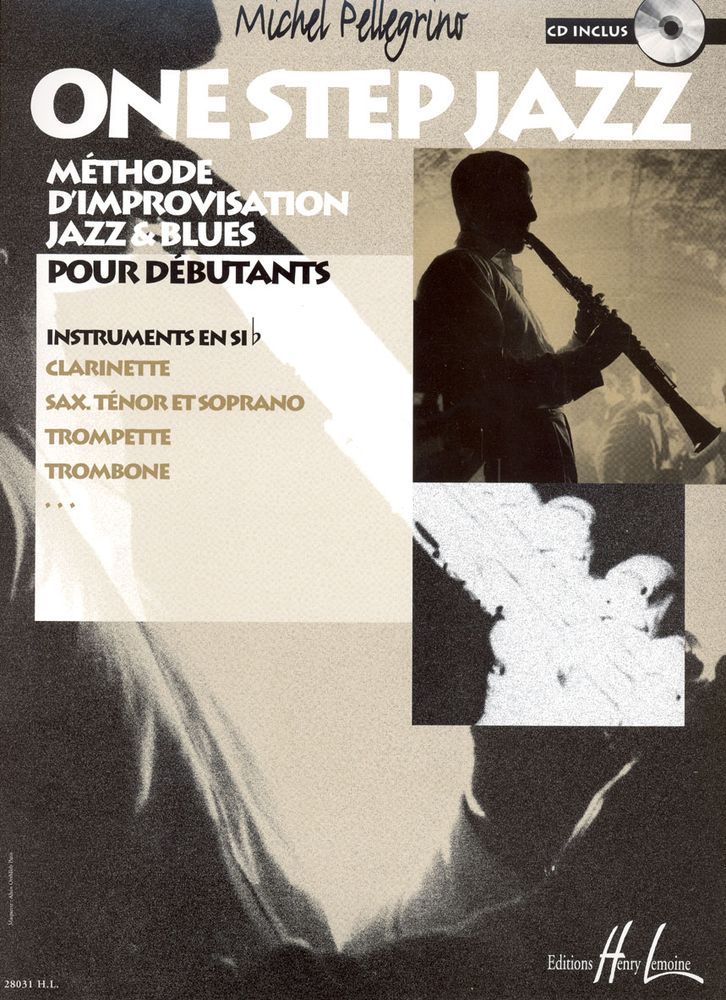 LEMOINE Pellegrino Michel - One Step Jazz + CD - Instrument Sib