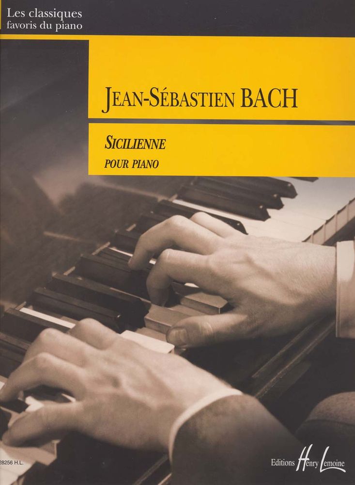 LEMOINE Bach - Sicilienne B.W.V.596 - Piano