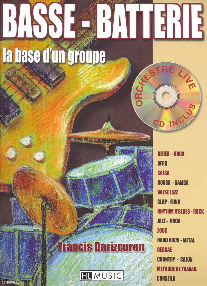 LEMOINE DARIZCUREN FRANCIS - BASSE - BATTERIE + CD