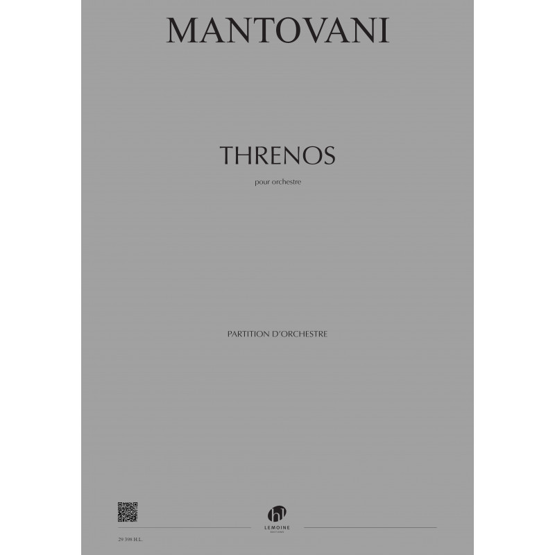 LEMOINE MANTOVANI BRUNO - THRENOS