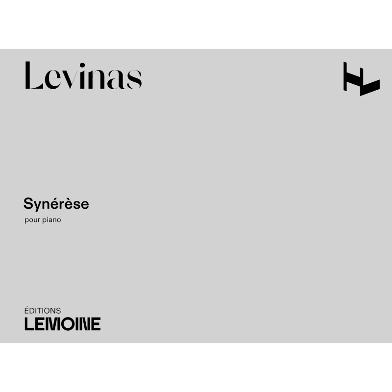 LEMOINE LEVINAS MICHAEL - SYNERESE - PIANO