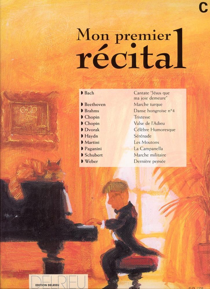 EDITION DELRIEU Mon Premier Recital Vol.c - Piano