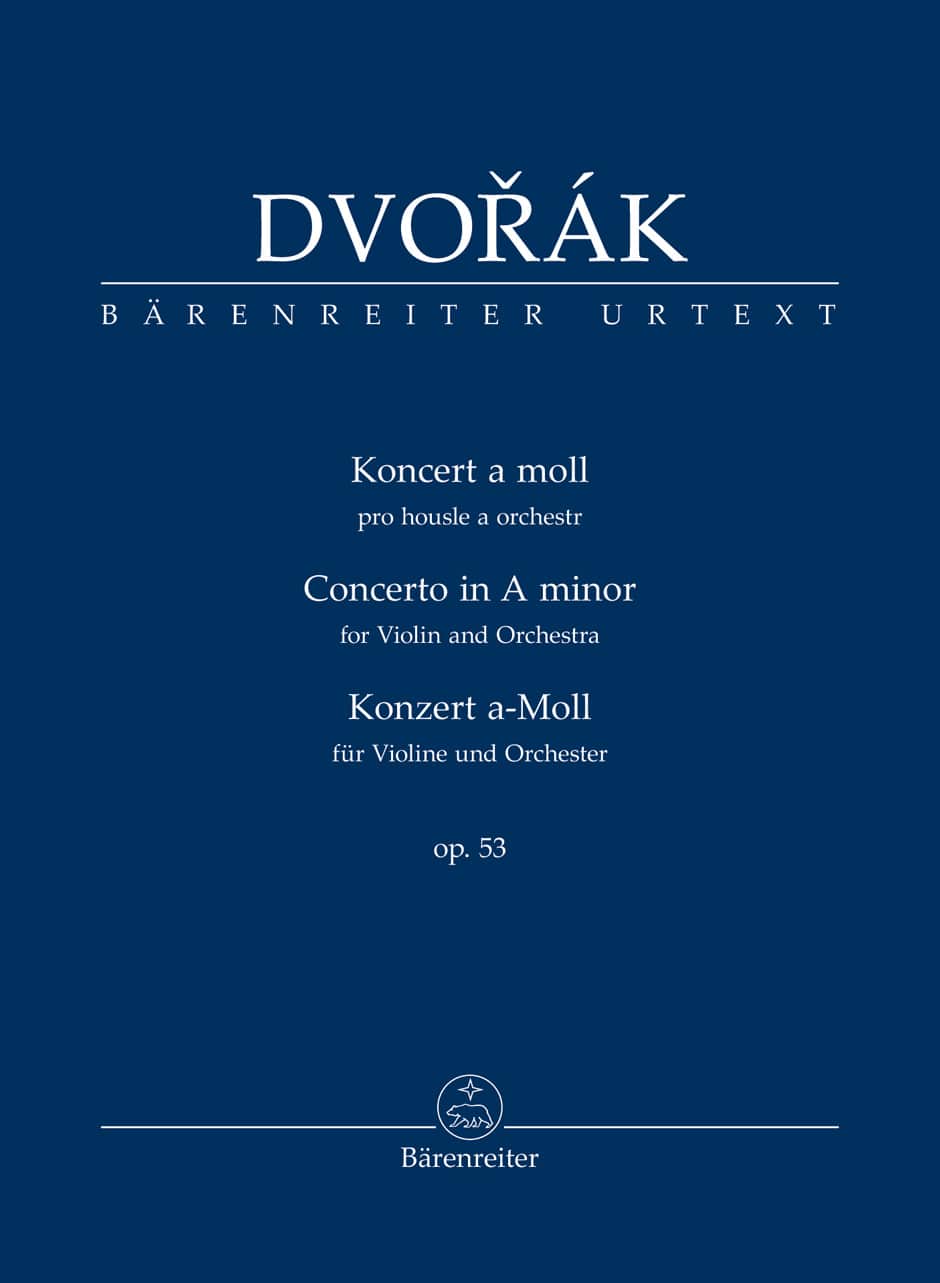 BARENREITER DVORAK A. - CONCERTO IN A MINOR OP.53 - SCORE