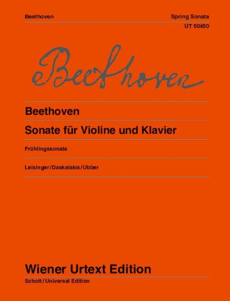 WIENER URTEXT EDITION Beethoven L. V. - Sonate pour Violon & Piano 