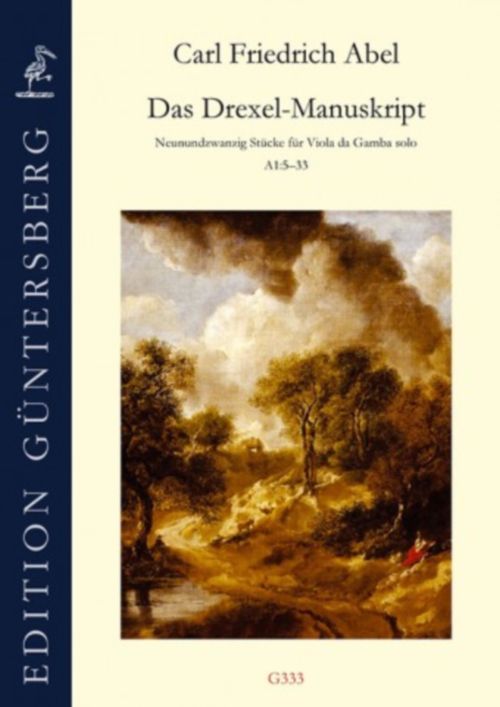 GUNTERSBERG ABEL C.F. - THE DREXLER MANUSCRIPT - VIOLE DE GAMBE