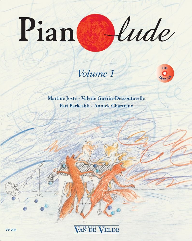 VAN DE VELDE PIANOLUDE VOL.1 + CD