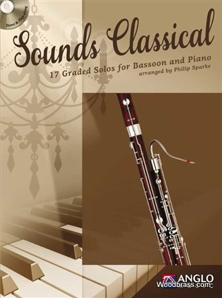 ANGLO MUSIC SOUNDS CLASSICAL - 17 GRADED SOLOS FOR BASSOON AND PIANO