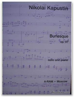  Kapustin - Burlesque Op. 97 - Violoncelle Et Piano 