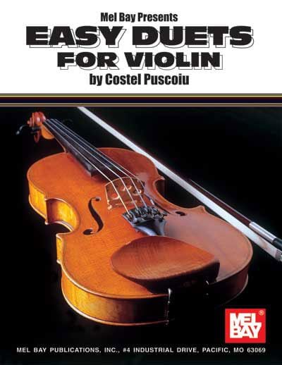 MEL BAY PUSCOIU COSTEL - EASY DUETS FOR VIOLIN - VIOLIN