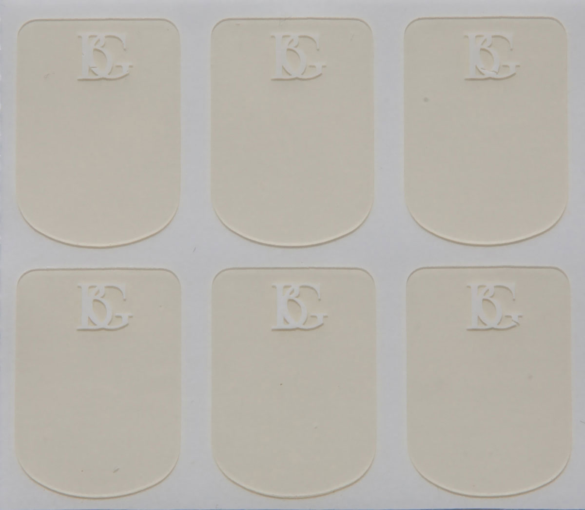 BG FRANCE Pastilles Protège Bec Transparent Petit 04MM (X 6)