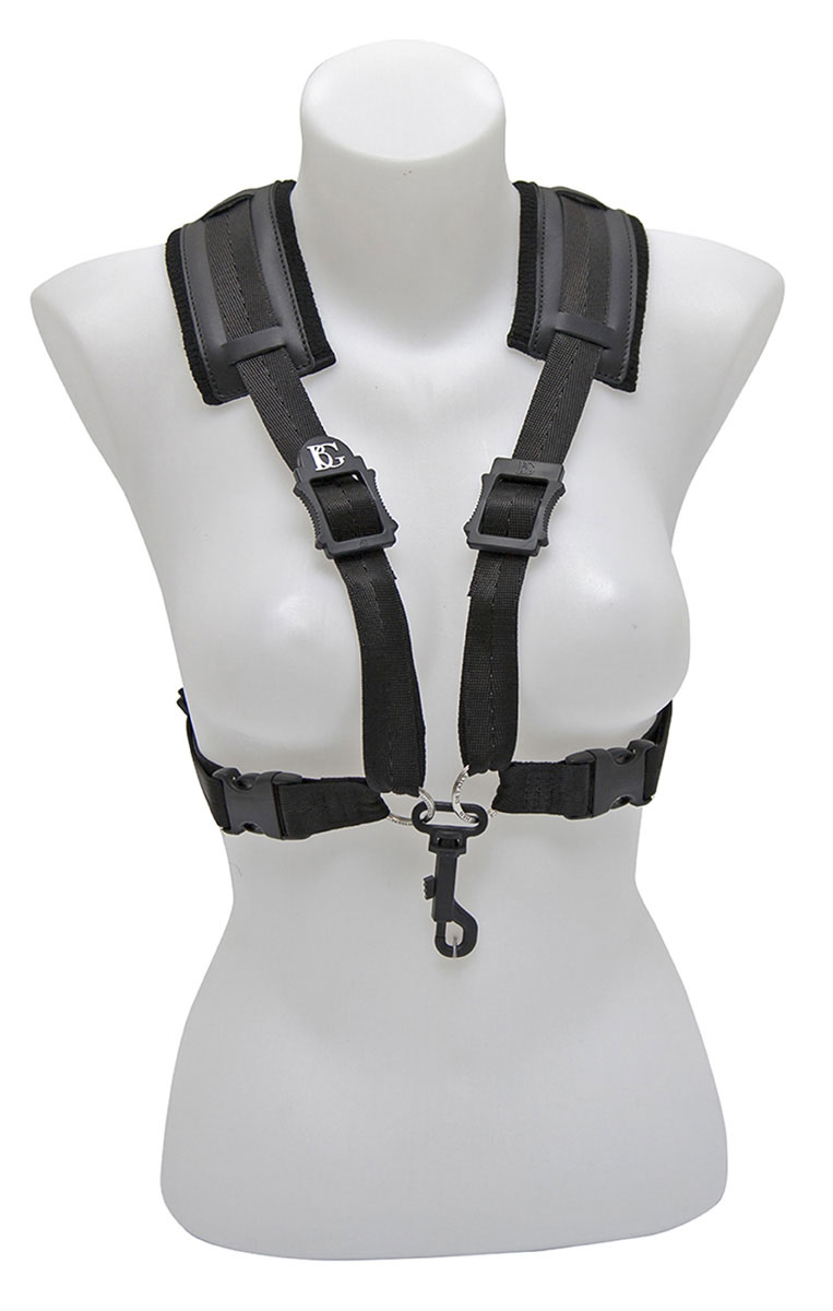 BG FRANCE S41CSH - LADIES SAXOPHON HARNESS ALTO / TENOR CONFORT (SNAP HOOK)