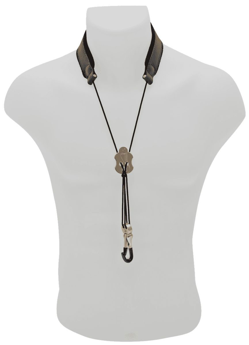 BG FRANCE LOOK LANYARD FOR SAXOPHONE - METAL CARABINER