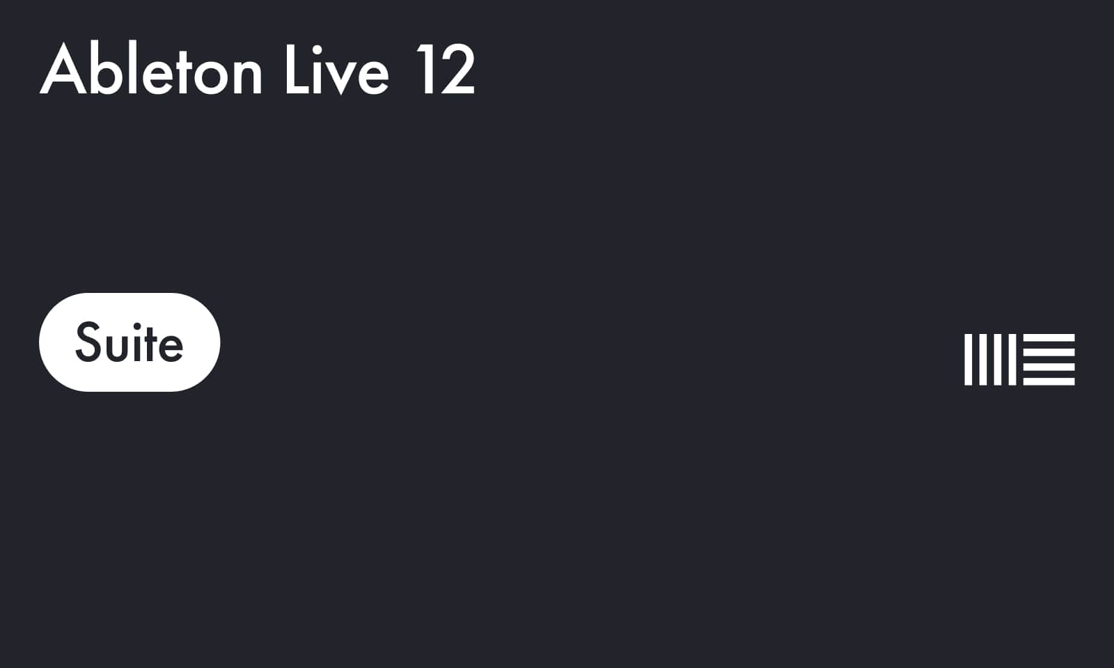 ABLETON LIVE 12 SUITE