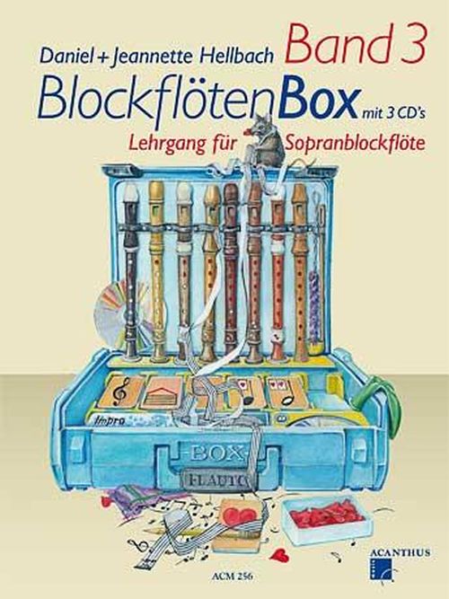 GRAHL & NIKLAS Hellbach D. - Blockflätenbox Band 3 + 2 CD'S