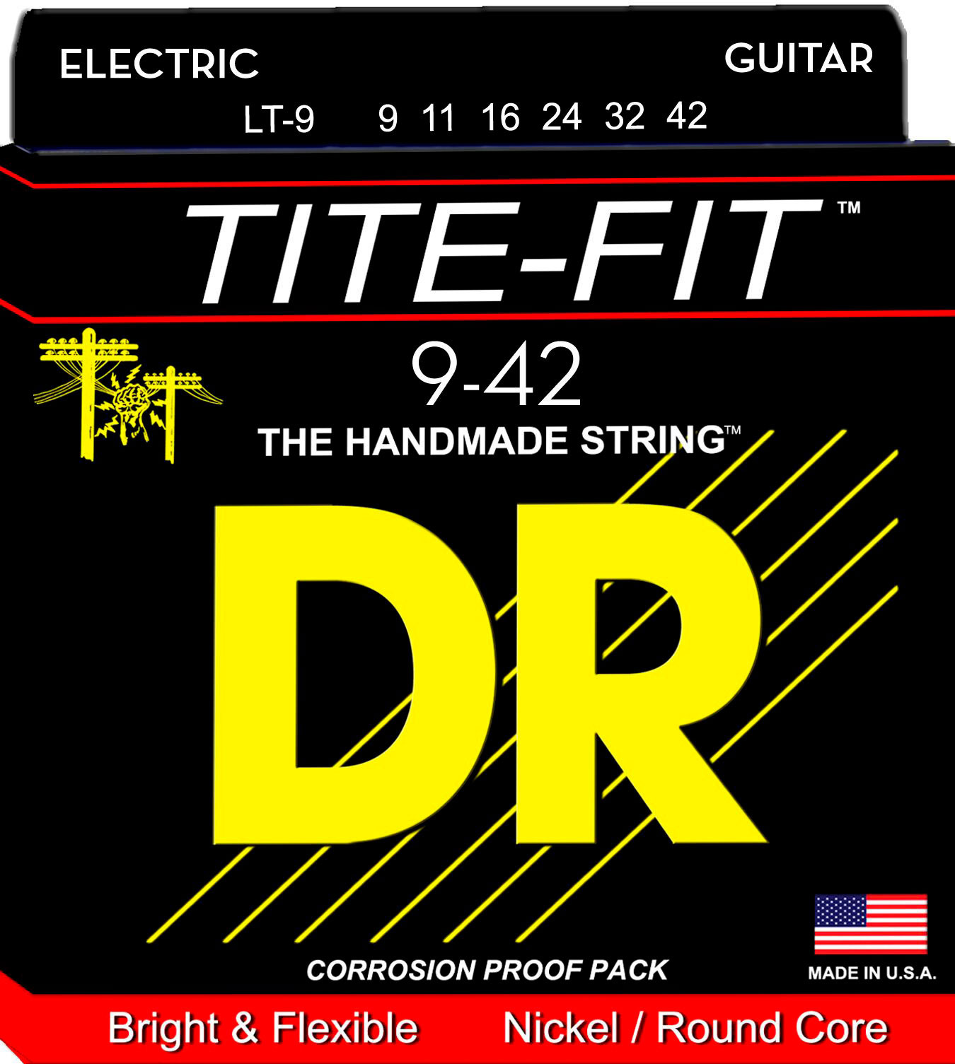 DR STRINGS LT-9 TITE-fit 9-42