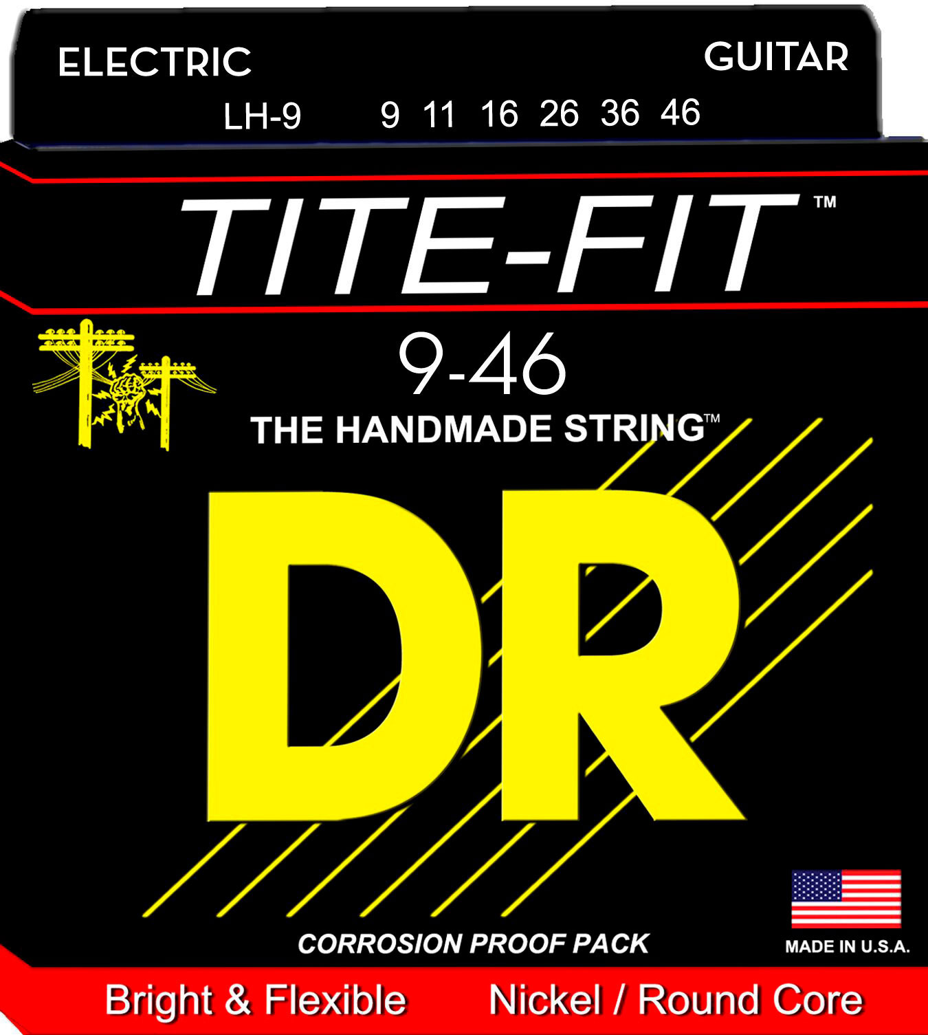 DR STRINGS 9-46 LH-9 TITE-fit
