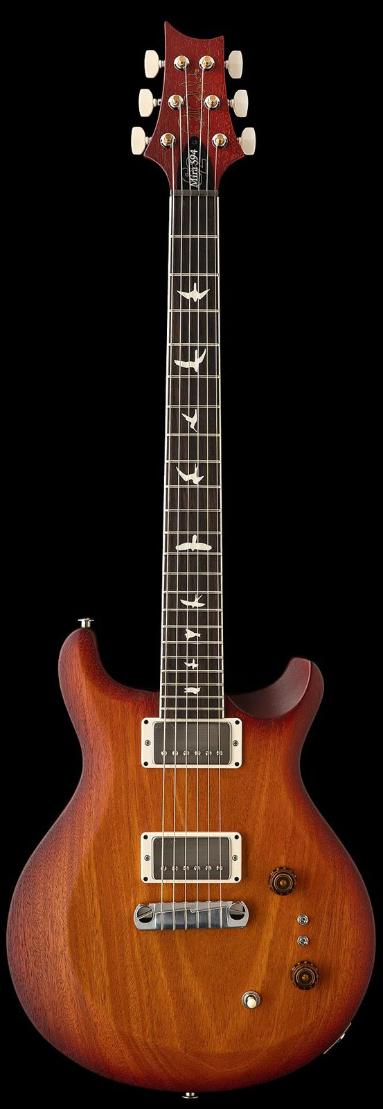 PRS S2 Mira 594 Satin Dark Cherry Sunburst